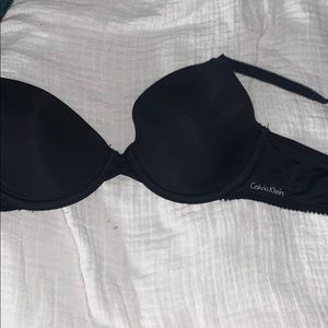 Black Calvin Klein bra